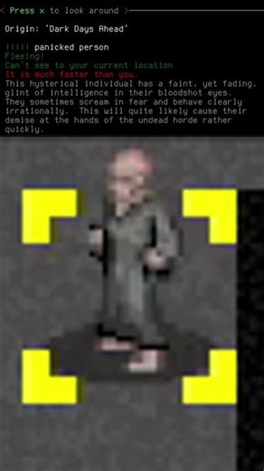 Panicked Person | Cataclysm: Dark Days Ahead Bestiary #cdda