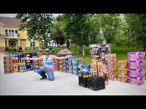 Our INSANE 4th of July Fireworks at the Lake!