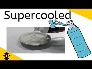 Supercooled water demonstration explained