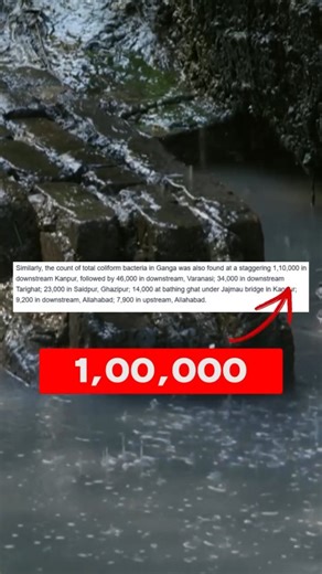 Harshit Yadav on Instagram: "Ram Teri Ganga maili ho gai ...‼️ When Jeremy Wade—the man who jumps into the world’s most dangerous rivers—refused to even dip his hand into the Ganga near Kanpur, it should have shaken us. The fecal coliform level there touches 82,000, while safe drinking water should be zero and even bathing water must be below 500. In some stretches of UP, it crosses one lakh. This isn’t holy water anymore, it’s a public health hazard. Yet every day, nearly 50,000 people bathe in