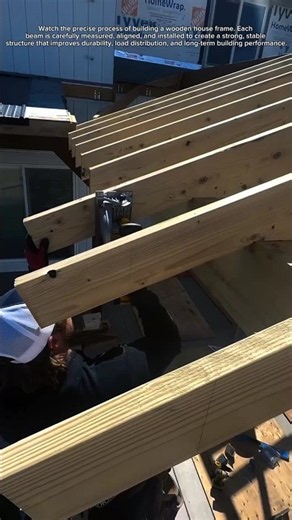 Precision Wooden House Framing Process | Perfect Carpentry Build