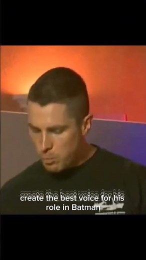 How christian bale made batman voice #batman #mcu #viral