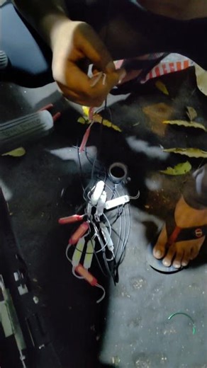 Bullet 350 Night Glow | Red & White LED Setup on Tank & Sump Guard #reels #royalenfield #viral