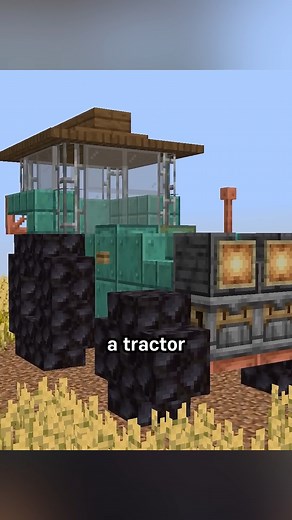 yuh tractor yuh #minecraft #minecraftpe #minecraftmods #minecraftmemes #minecraftbuilds | Game Of Minecraft