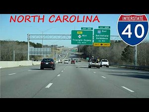 Interstate 40 - North Carolina westbound [FULL LENGTH VIDEO]