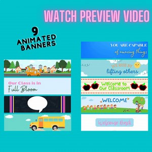 Back to School   l   Animated Banners