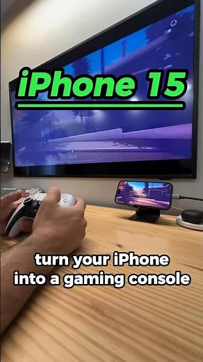 Turn your iPhone 15 into a gaming console! 🤯 #iphone15 #gaming #iPhone