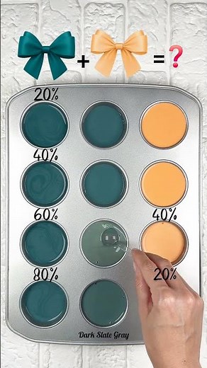 “Warm & Cool Contrast Palette” #colormixing #colormix #colorconcept #satisfying #blue #artshorts