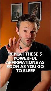 Say These 5 Affirmations Before You Sleep (14 Days)