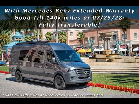 2021 Mercedes-Benz Sprinter 170" High Roof 2WD Custom Luxury Camper Van - Extended Factory Warranty