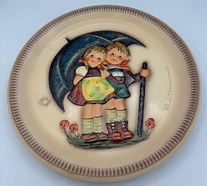 Vintage 1975 Goebel Hummel "stormy Weather" Anniversary Plate - Etsy Australia