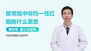 尿常规中非均一性红细胞什么意思_有来医生