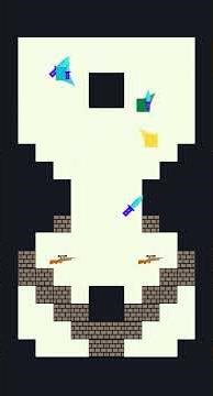 Insane block battle!!! Who will win?!? #foryou #fyp #interesting #games #gaming #insane