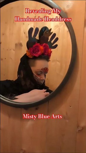 Revealing My Handmade Dia De Los Muertos Inspired Headdress
