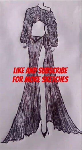Stylish designer dress sketch design #fashion #short #dress