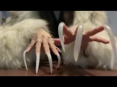 very long and beautiful natural nails