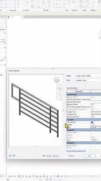 How to Adjust Railings in Revit #revit #design #revittutorial #architecture #design