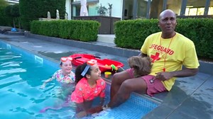 Teaching Tiana'S Puppy How To Swim!! Cute Puppy Videos