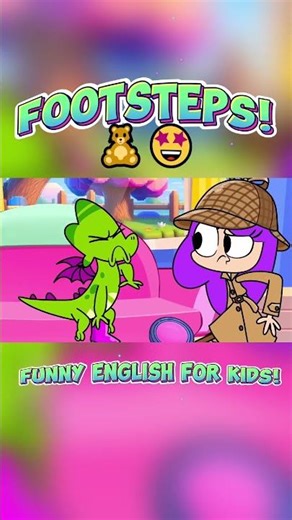 👣🔍 Whose Footsteps Are These? Funny Mystery Adventure! 😲 #KidsCartoon #MysteryFun #LearningGame
