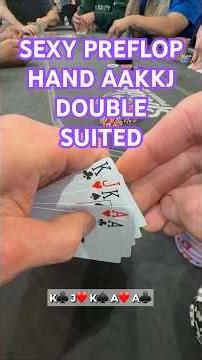 Preflop hand too OP! Flops top SET