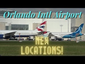 (4K) NEW LOCATIONS | PLANE SPOTTING | ORLANDO INT'L AIRPORT-MCO 10/10/22