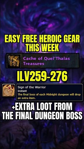 EASY FREE HC Gear This Week | WoW Midnight