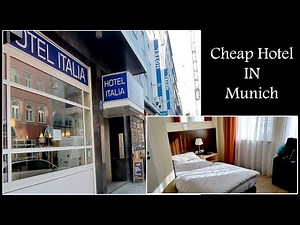 Hotel Italia Munich Germany Tour | Cheap Hotel Near Central Station Munchen