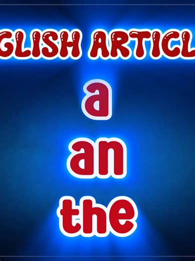 In this video, you will learn everything you need to know about English articles:
