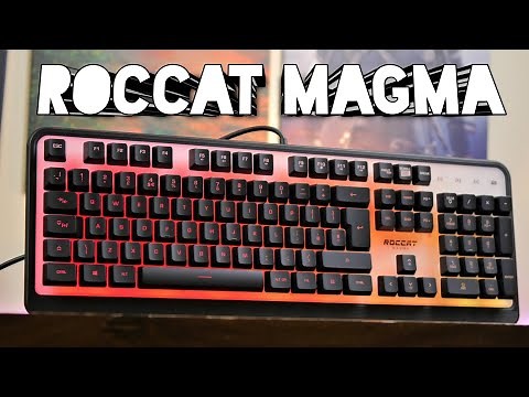 Roccat Magma unboxing and review - satisfying RGB with some black spots?