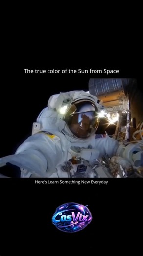 The true color of the Sun from Space... #cosmos #space #cosvix #sun #stargaze #celestialskies #stars