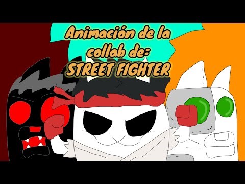 Animación de la collab de Street Fighter [The battle cats]. #냥코대전쟁 #にゃんこ大戦争 #animation