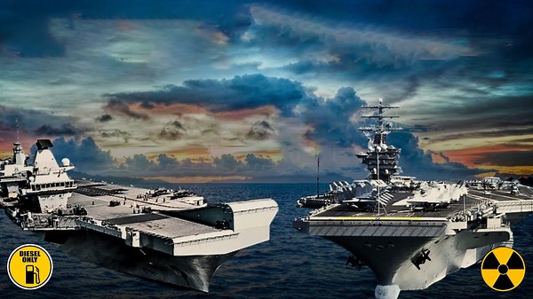 Diesel vs Nuclear Aircraft Carriers