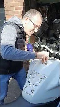 The Best and Fastest Way to remove old decals & stickers from motorcycles