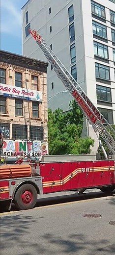 fdny tiller ladder 6 testing the ladder #fdny