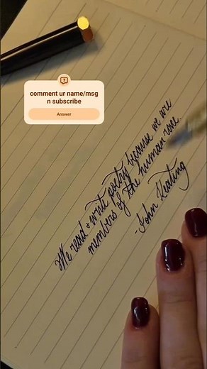 How to Do Calligraphy with Brush Pen | Easy for Beginners