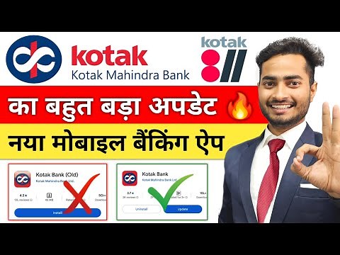 Kotak Mahindra Bank New Mobile Banking App🔥| How To Activate Kotak 811 Mobile Banking - Full Guide