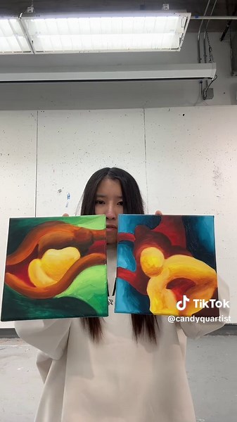 Revealing my art so I can afford food #art #artist #artistsoftiktok #artwork #arte
