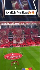 Türkiye 2026 Dünya kupası eleme maçı rakip Romanya tüm stadyum maça hazır bekliyordu ☝️