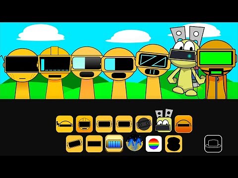 Every Garnold Singing Together (Retake, Scrunkly, ParaSprunki, Sprunksters, Pyramixed, Parodybox)