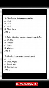 class 9th subject history chapter 5 MCQ question in english medium part 1 #exam #history #education