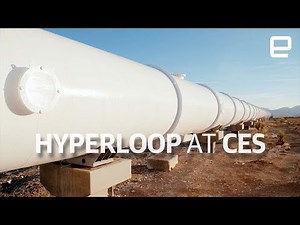 Hyperloop test track tour at CES 2018
