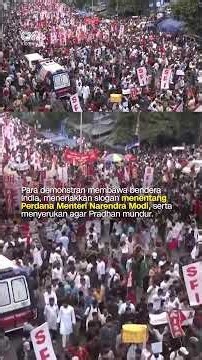 Demo Besar di India Tuntut Menteri Pendidikan Mundur
