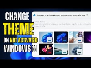 How to Change THEME In Not Activated Windows 11 - 2024