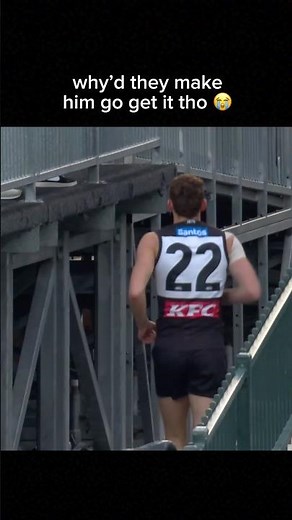 some jobs choose you 🫪 #afl #football #footy #afl