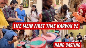 FIRST TIME LIFE Mein Karwayi Yeh…HAND CASTING | AMAZING EXPERIENCE #drishtiigarewal #abheyyattri | Drishtii Garewal