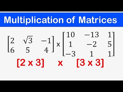 🔷03 - Multiplication of Matrices not of the same order
