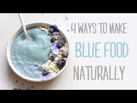 HOW TO: 4 Natural Blue Food Dye Methods 💙