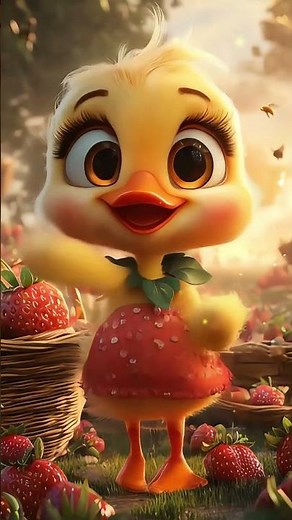 Baby Shark turns into duck dance party🐥cute duckling video