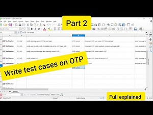 How to write test cases from real user story Test cases on OTP Part 2 full explained
