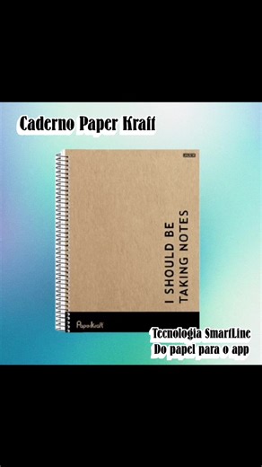 📒✨ Caderno Universitário Paper Kraft Smartline ✨📒 Design sustentável que acompanha sua rotina! 🌱✍️ O Paper Kraft com tecnologia Smartline traz linhas inteligentes que deixam sua escrita mais organizada, moderna e prática — ideal para estudos, trabalho ou planejamento diário. ✔️ Estilo minimalista e sofisticado ✔️ Perfeito para quem valoriza organização e sustentabilidade 💡 Transforme suas anotações em algo muito mais funcional e estiloso! #PaperKraft #CadernoUniversitário #Smartline #Organiz